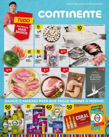 Folheto Continente Modelo - 24.5.2022 - 30.5.2022.