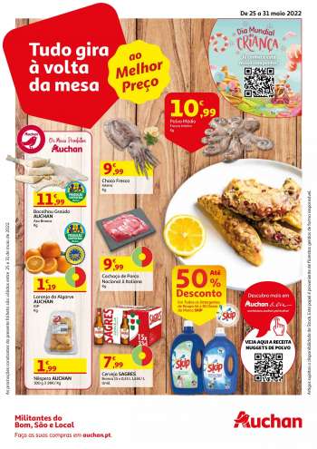Folheto Auchan - 25.5.2022 - 31.5.2022.