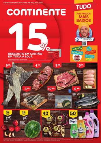 Folheto Continente Bom Dia - 31.5.2022 - 6.6.2022.