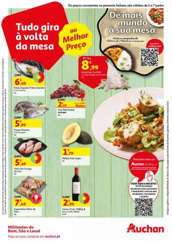 Folheto Auchan - 1.6.2022 - 7.6.2022.