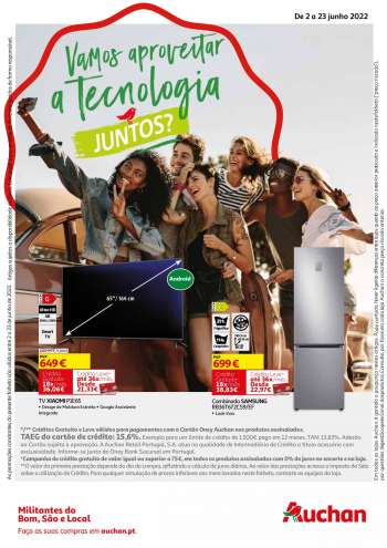 Folheto Auchan - 2.6.2022 - 23.6.2022.