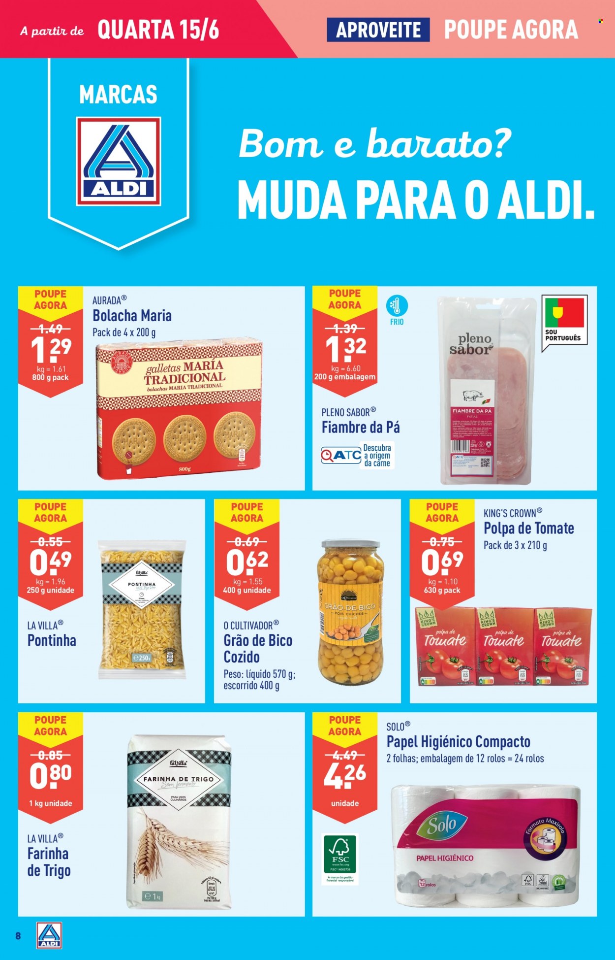 Folheto Aldi - 15.6.2022 - 21.6.2022. Página 8
