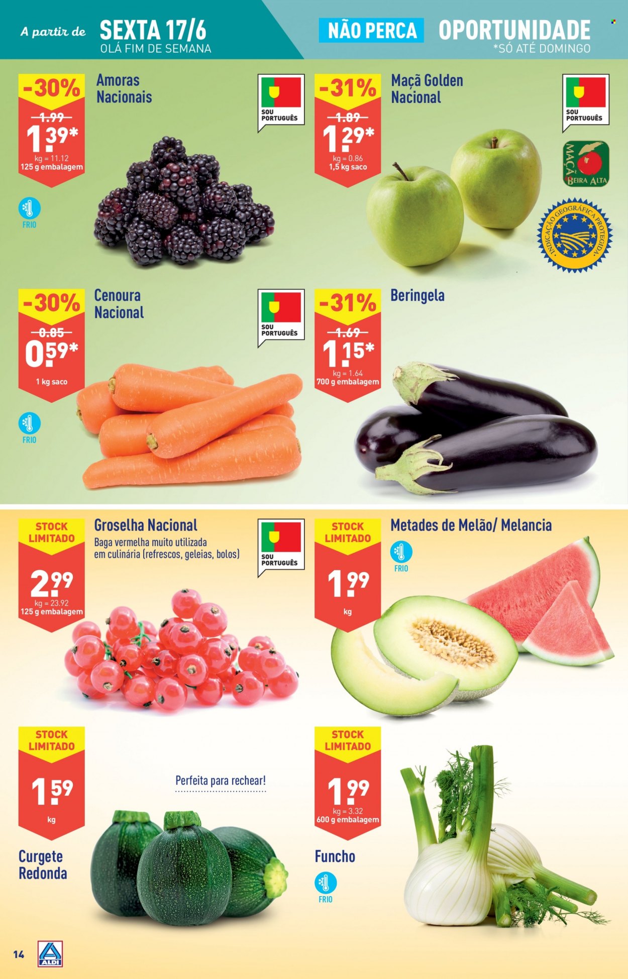 Folheto Aldi - 15.6.2022 - 21.6.2022. Página 14