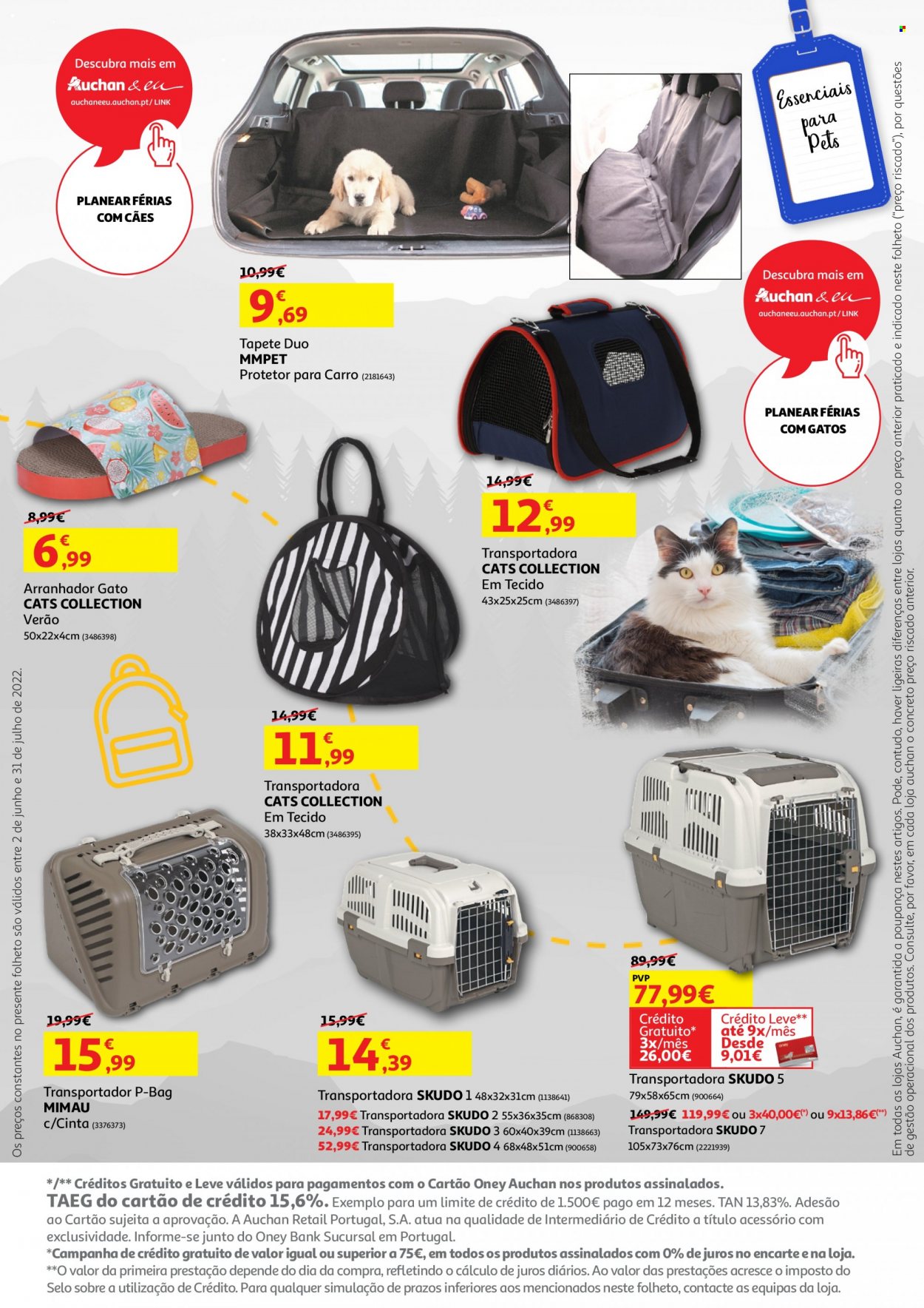 thumbnail - Folheto Auchan - 6.6.2022 - 31.7.2022 - Produtos em promoção - tapete. Página 3.