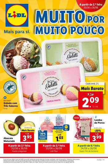 Folheto Lidl - 20.6.2022 - 26.6.2022.