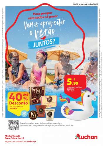Folheto Auchan - 17.6.2022 - 4.7.2022.