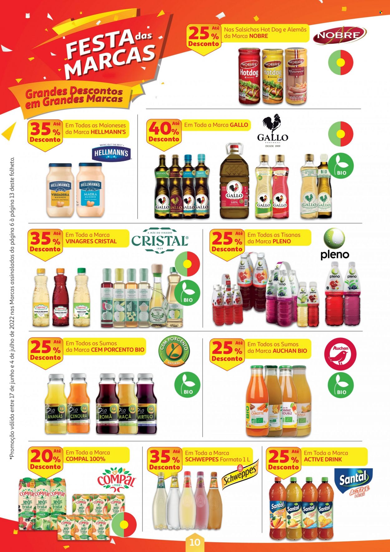 Folheto Auchan - 17.6.2022 - 4.7.2022. Página 10