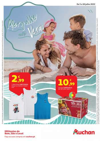 Folheto Auchan - 5.7.2022 - 18.7.2022.