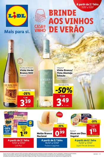 Folheto Lidl - 11.7.2022 - 17.7.2022.