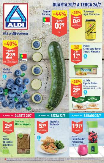 Folheto Aldi - 20.7.2022 - 26.7.2022.
