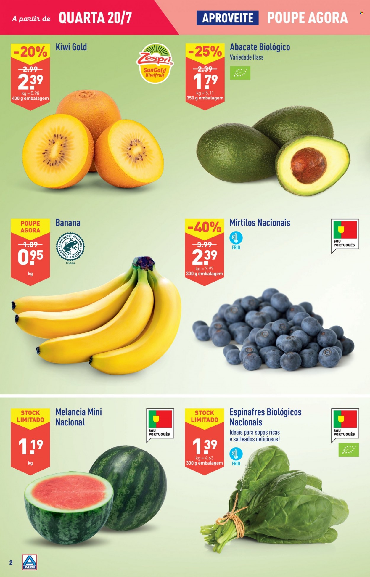 Folheto Aldi - 20.7.2022 - 26.7.2022. Página 2