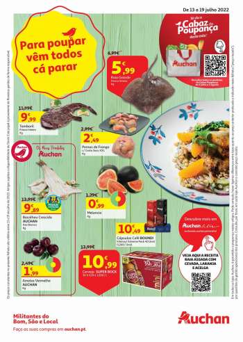 Folheto Auchan - 13.7.2022 - 19.7.2022.