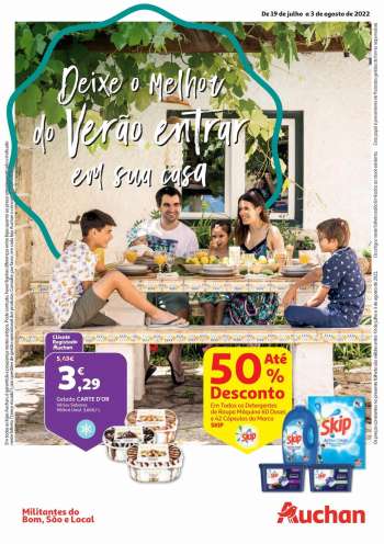 Folheto Auchan - 19.7.2022 - 3.8.2022.