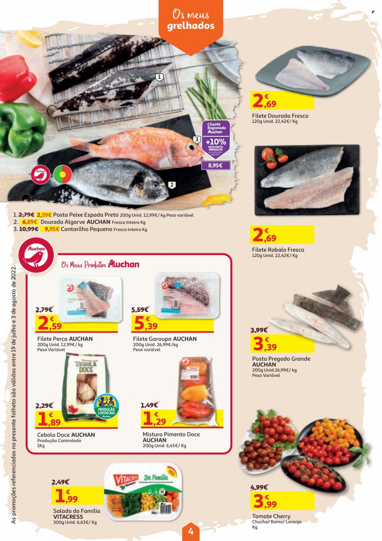 Folheto Auchan - 19.7.2022 - 3.8.2022. Página 4