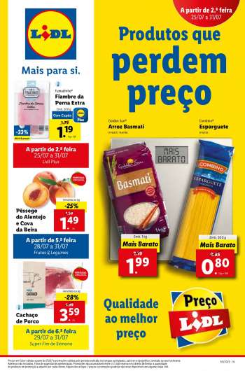 Folheto Lidl - 25.7.2022 - 31.7.2022.