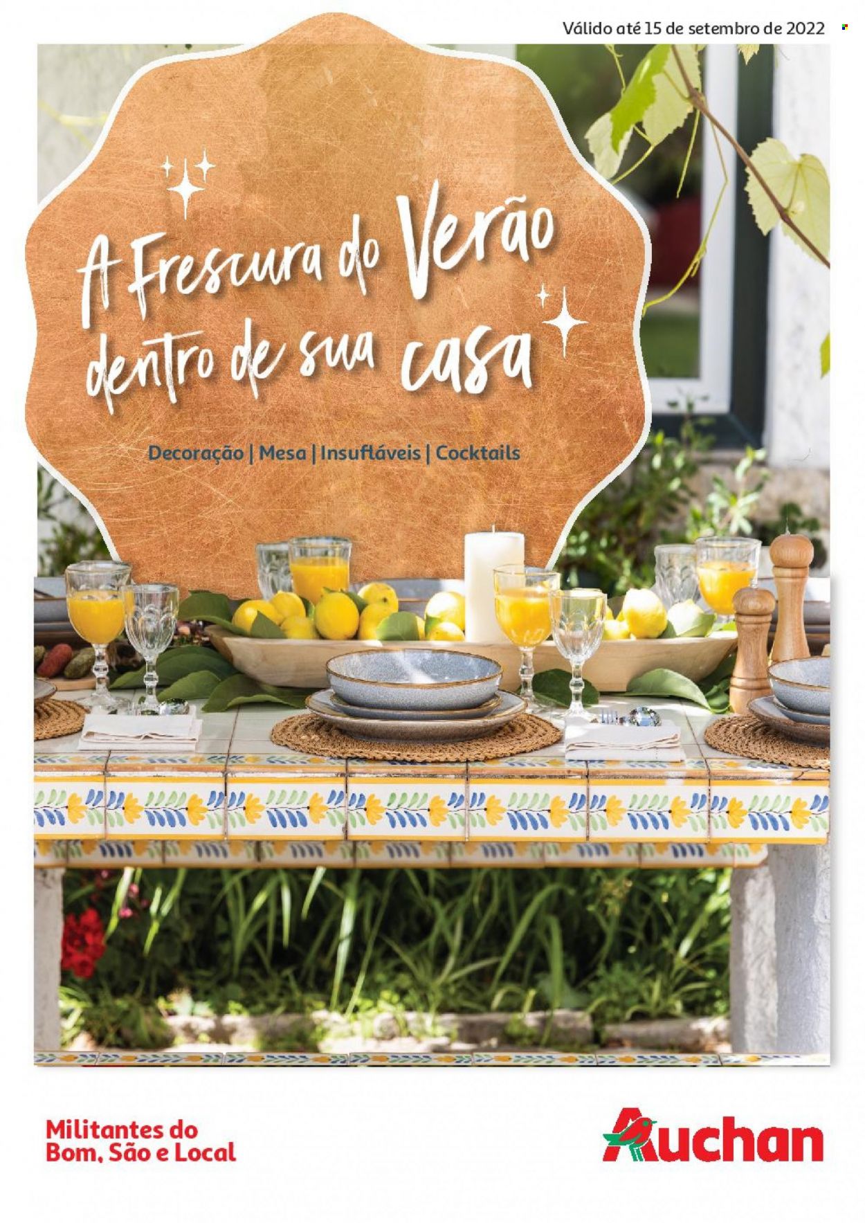 Folheto Auchan - 20.7.2022 - 15.9.2022. Página 1