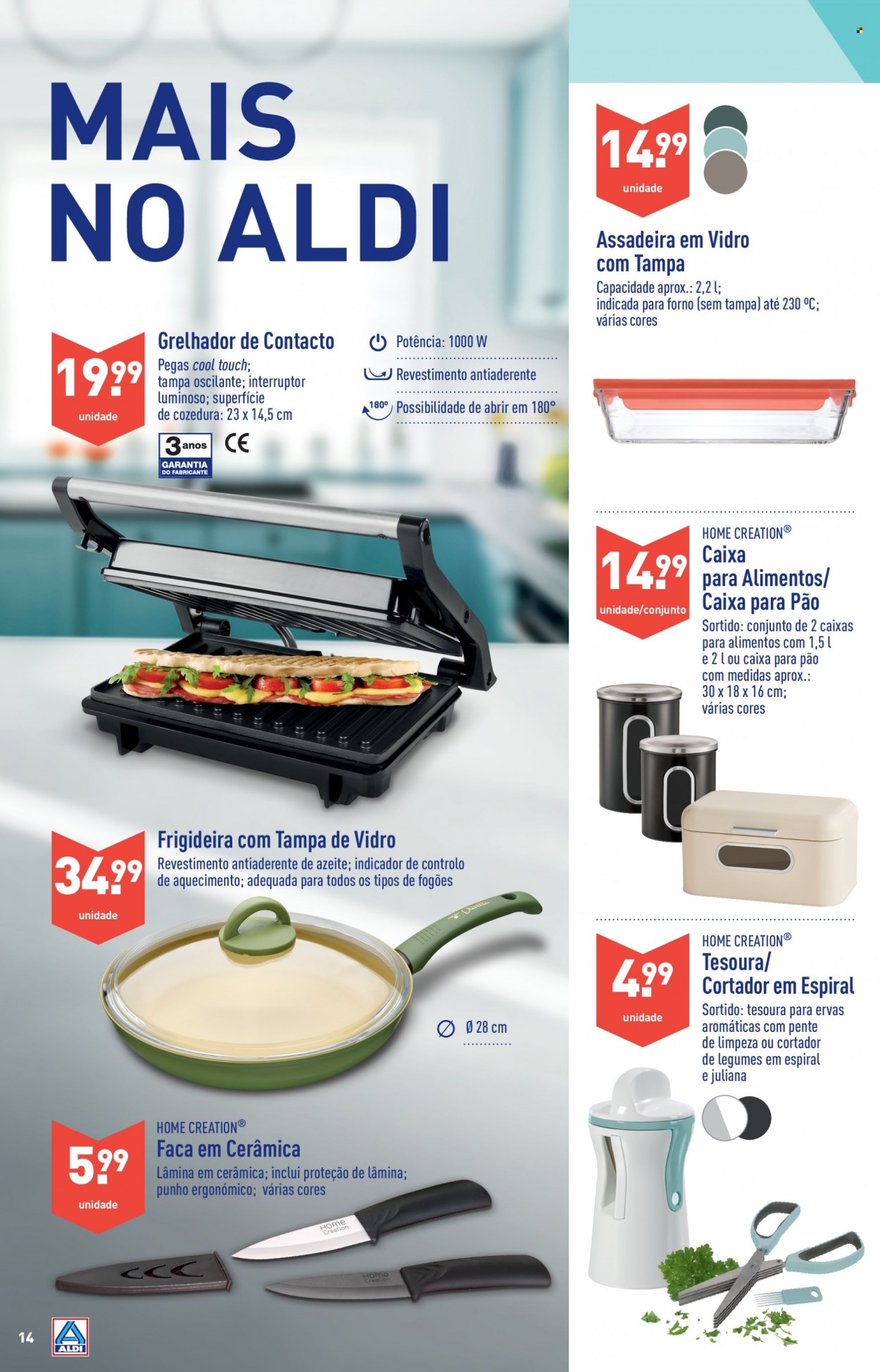 Folheto Aldi - 3.8.2022 - 9.8.2022. Página 14