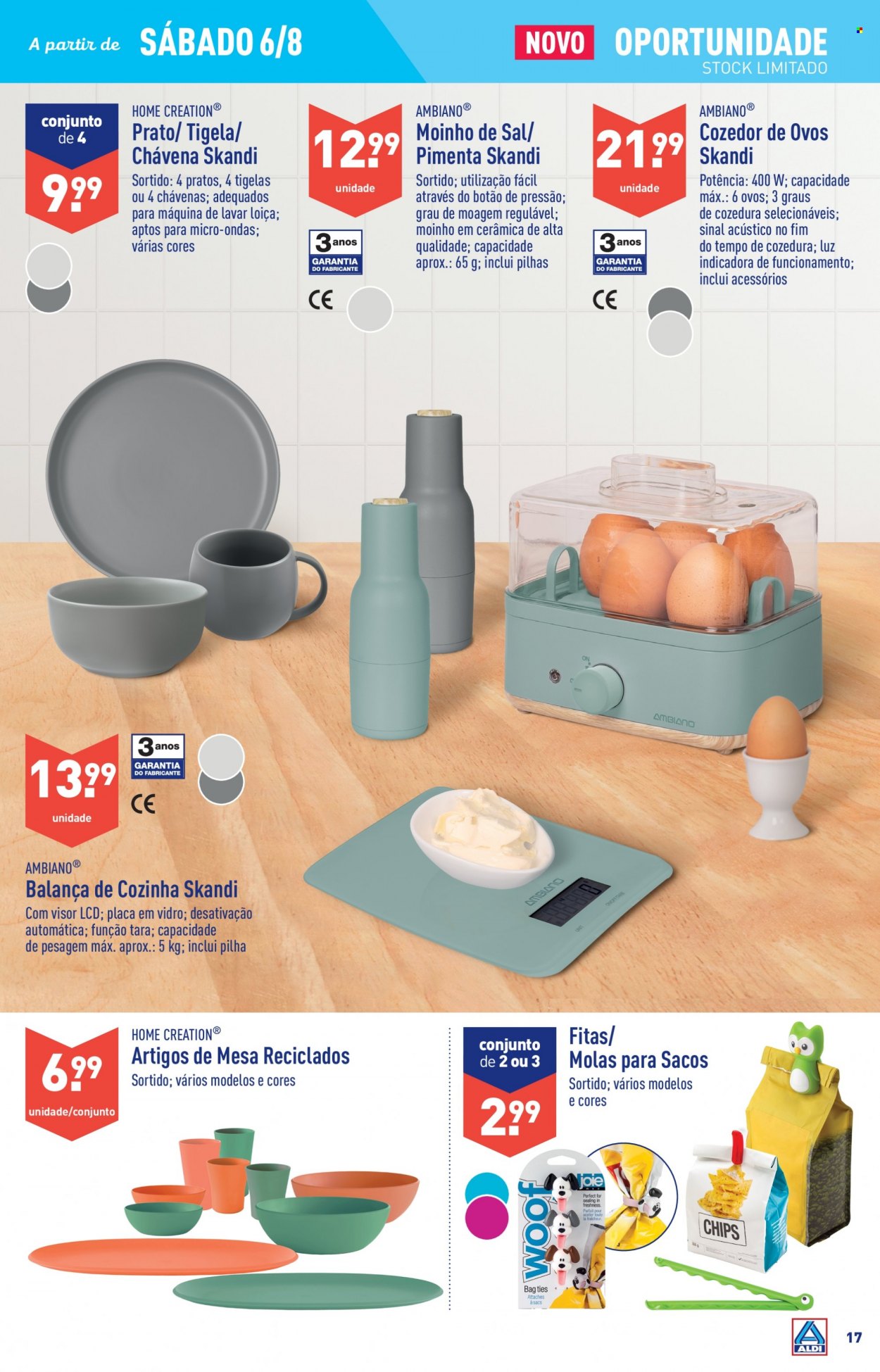 Folheto Aldi - 3.8.2022 - 9.8.2022. Página 17