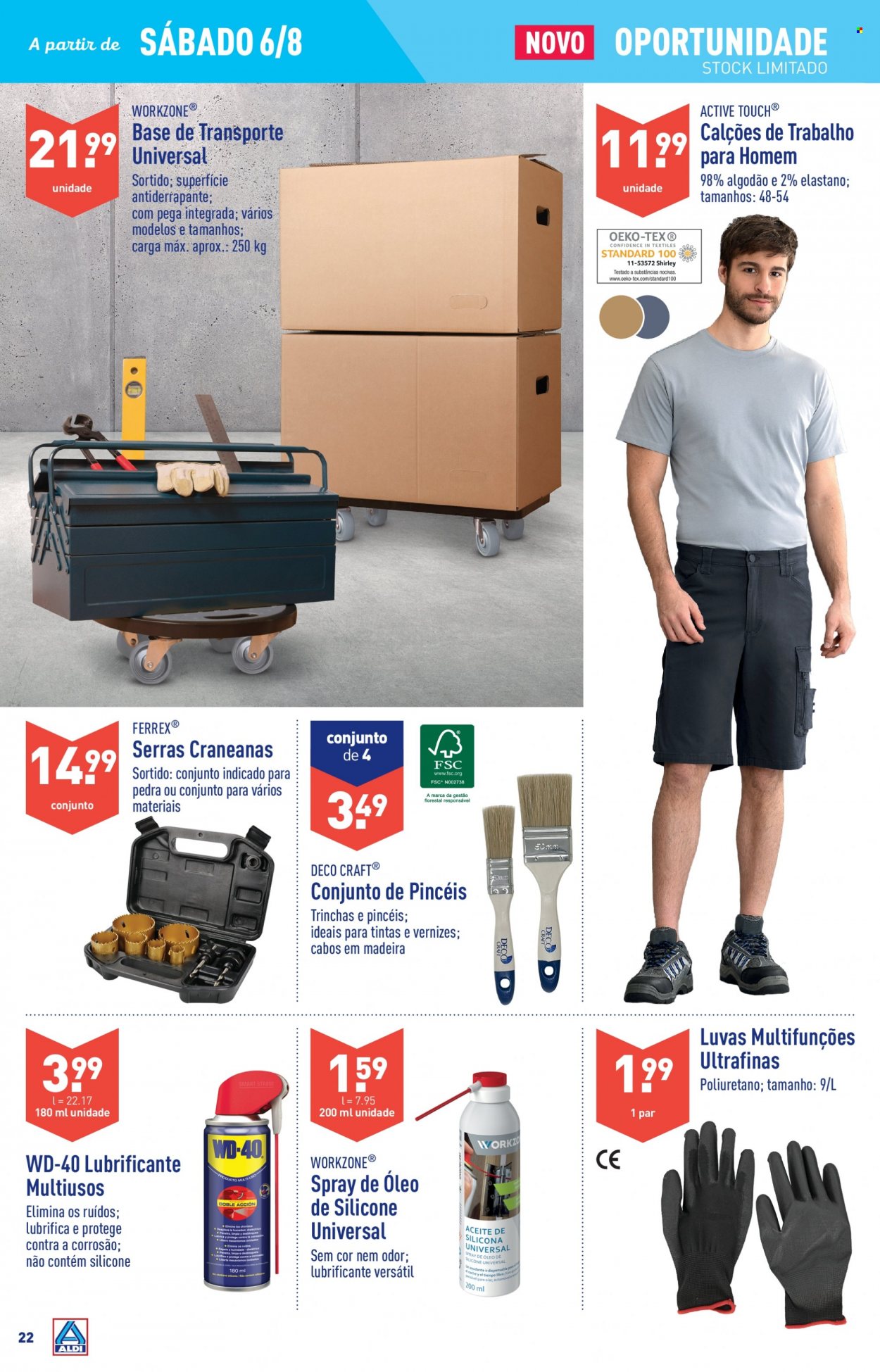 Folheto Aldi - 3.8.2022 - 9.8.2022. Página 22