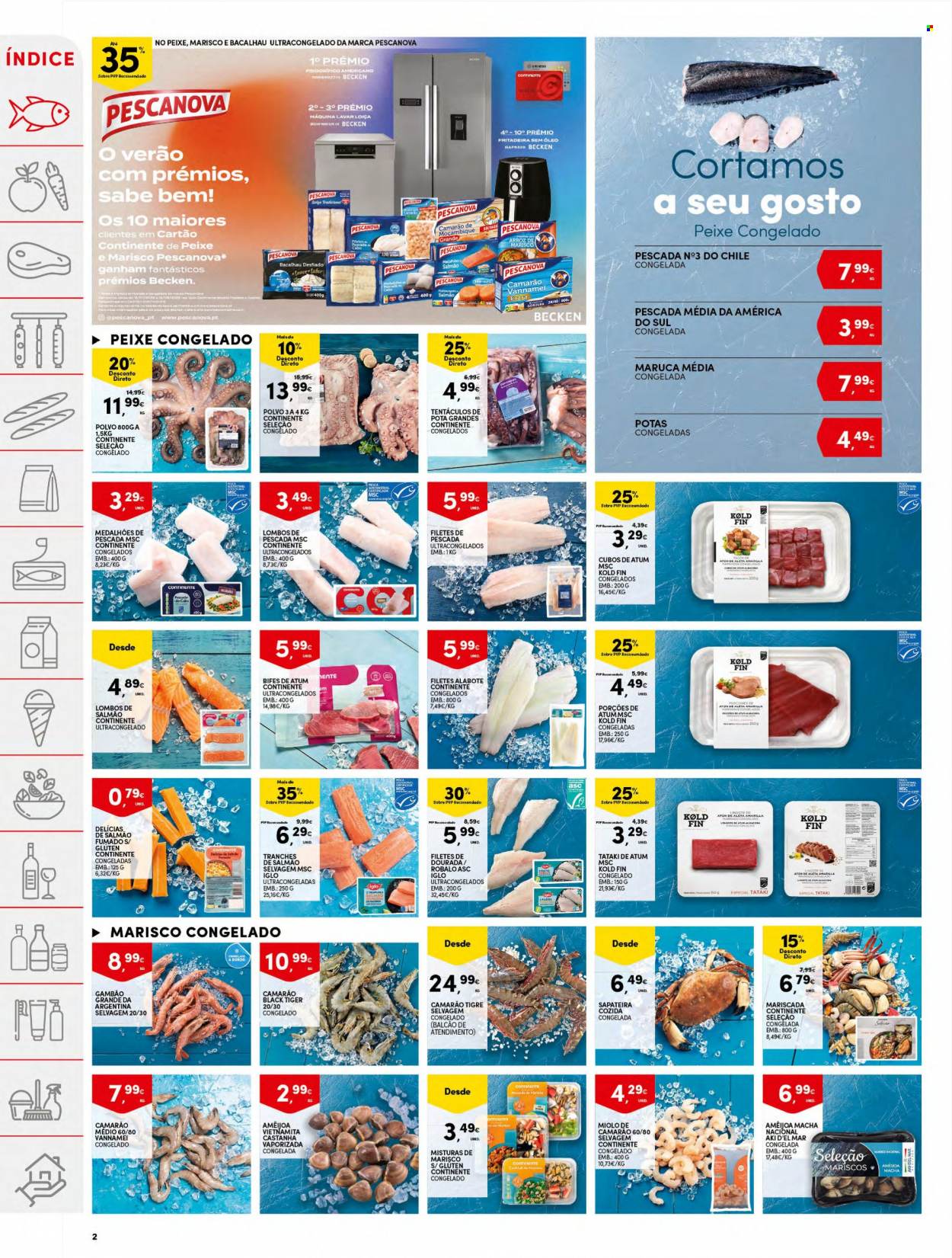 Folheto Continente - 2.8.2022 - 8.8.2022. Página 2