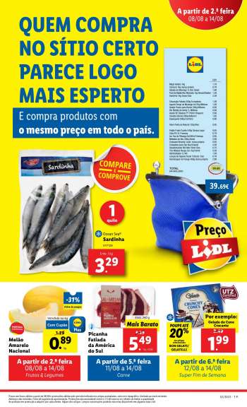 Folheto Lidl - 8.8.2022 - 14.8.2022.