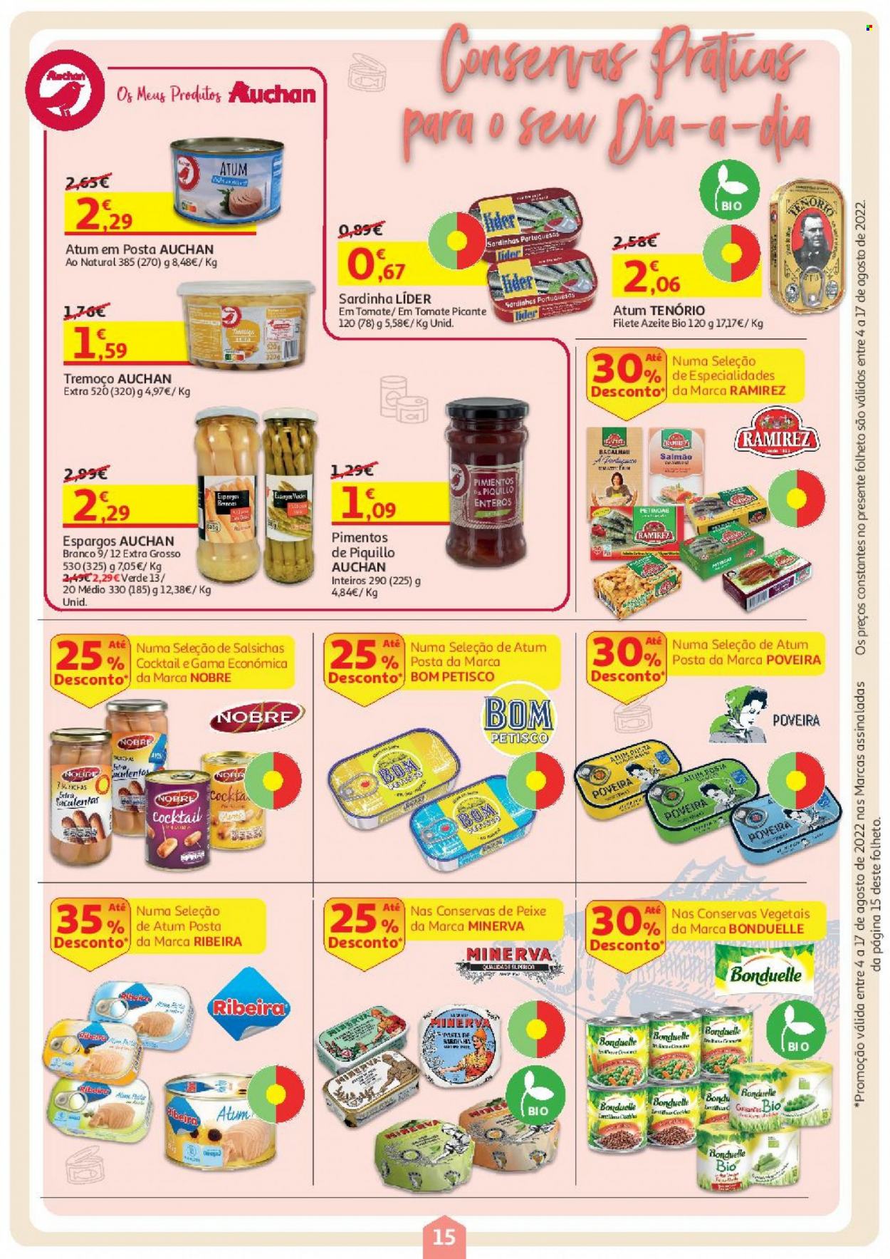 Folheto Auchan - 4.8.2022 - 17.8.2022. Página 15