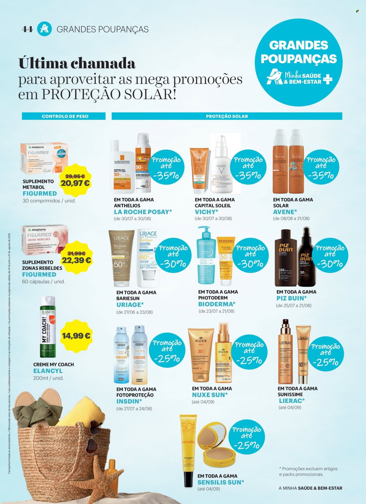 Folheto Auchan - 25.7.2022 - 21.8.2022. Página 44