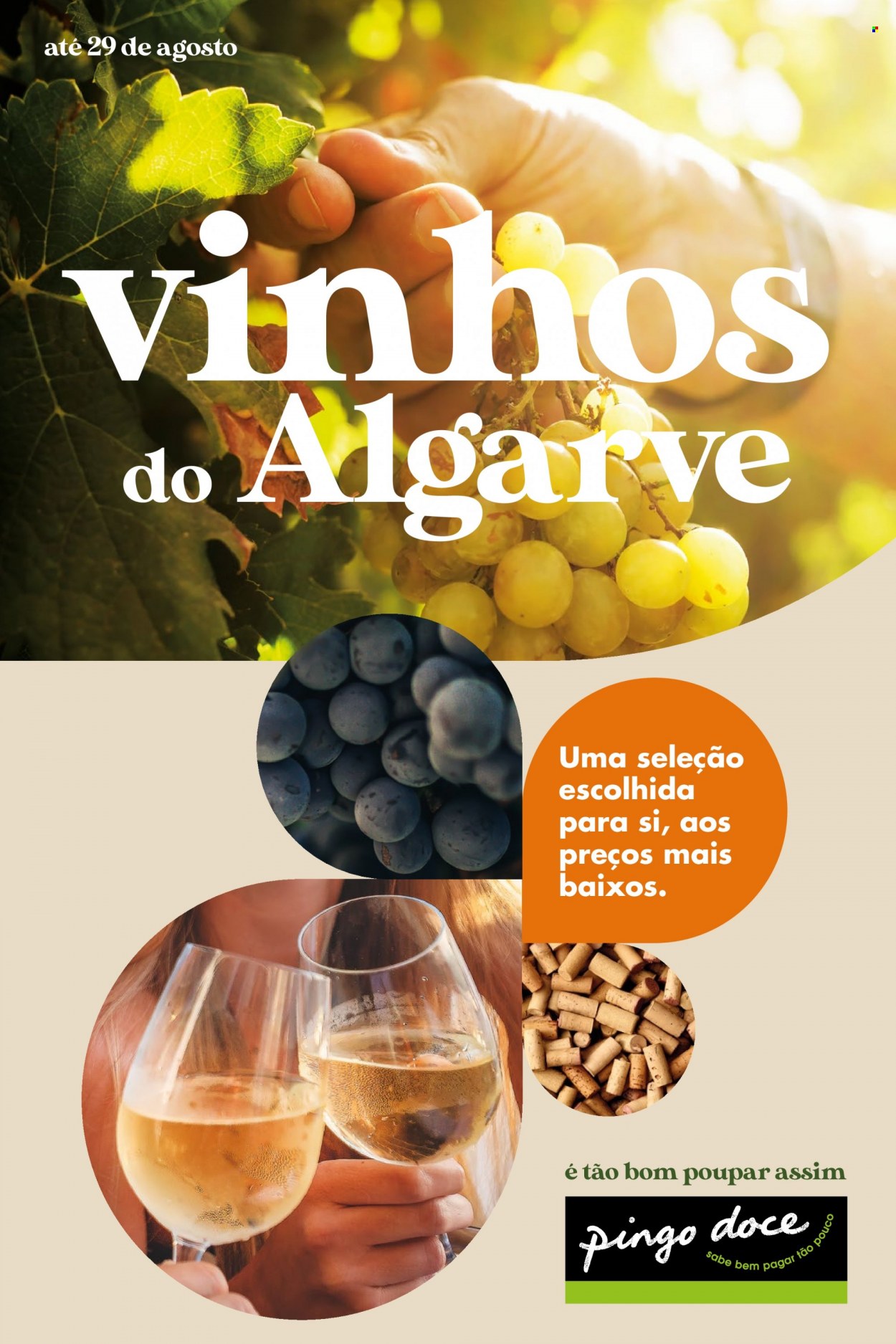 thumbnail - Folheto Pingo Doce - 9.8.2022 - 29.8.2022 - Produtos em promoção - vinho. Página 1.