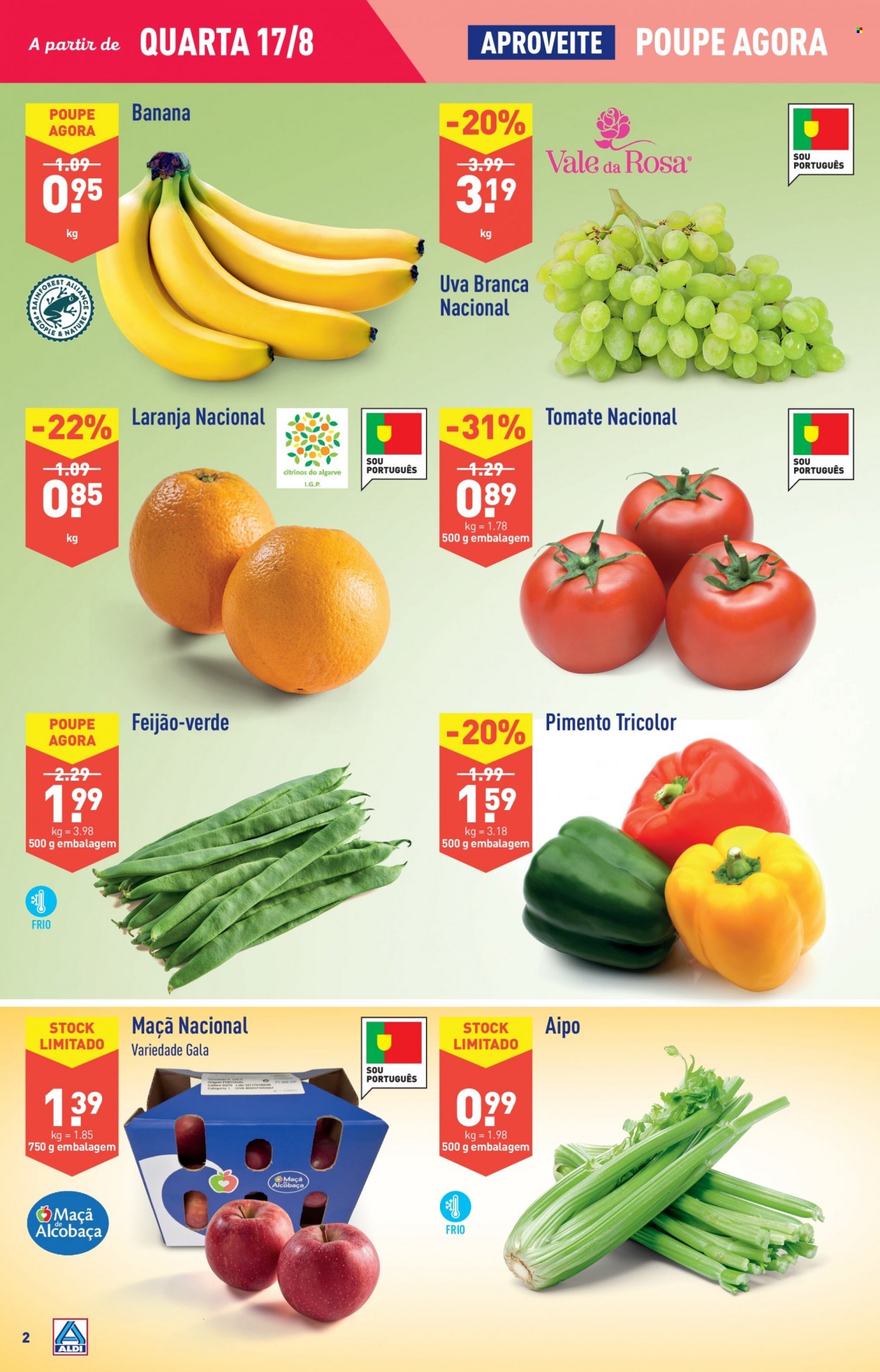 Folheto Aldi - 17.8.2022 - 23.8.2022. Página 2