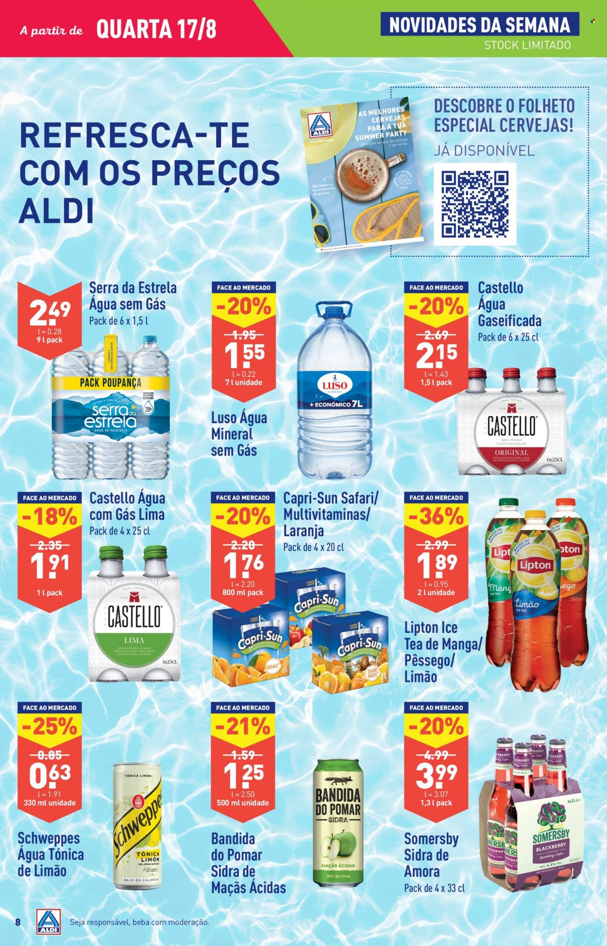 Folheto Aldi - 17.8.2022 - 23.8.2022. Página 8