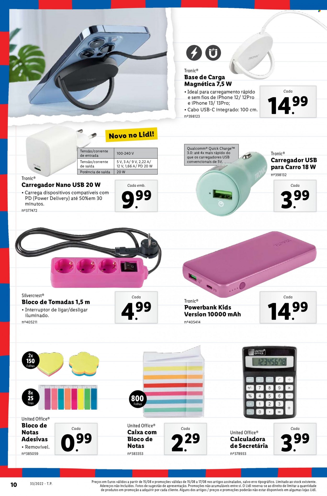 Folheto Lidl - 15.8.2022 - 21.8.2022. Página 44