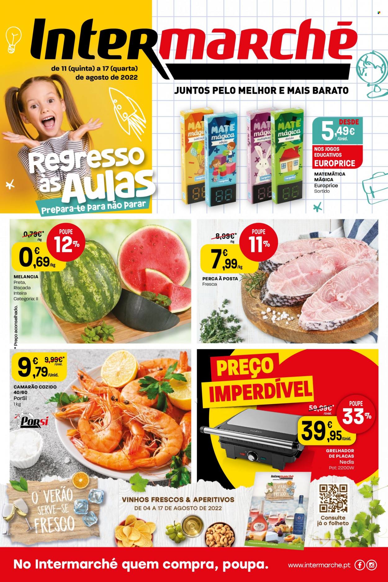Folheto Intermarché - 11.8.2022 - 17.8.2022. Página 1
