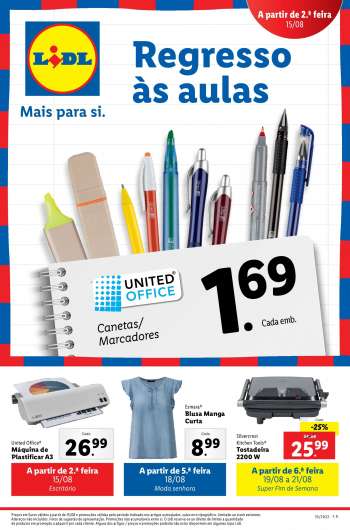 Folheto Lidl - 15.8.2022 - 21.8.2022.