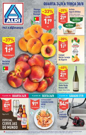 Folheto Aldi - 24.8.2022 - 30.8.2022.