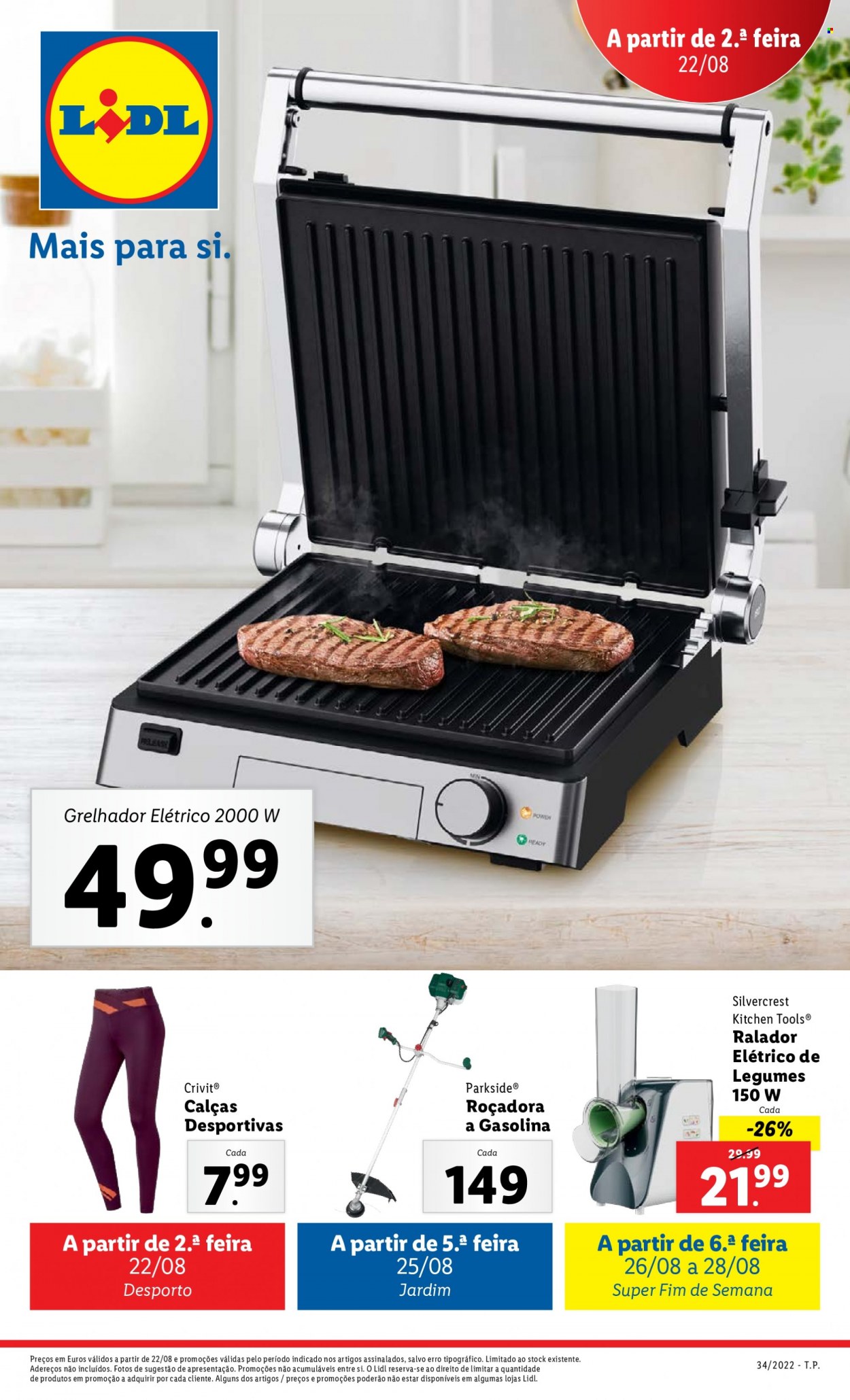 Folheto Lidl - 22.8.2022 - 28.8.2022. Página 1