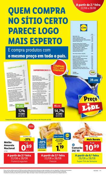 Folheto Lidl - 22.8.2022 - 28.8.2022.