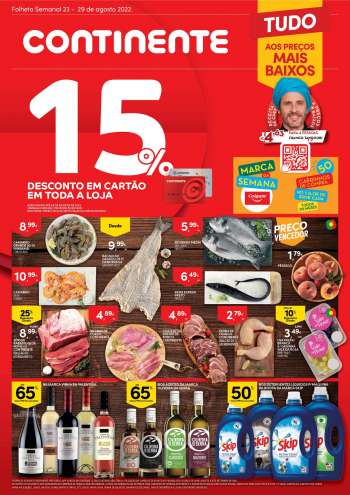 Folheto Continente - 23.8.2022 - 29.8.2022.