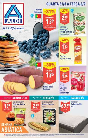 Folheto Aldi - 31.8.2022 - 6.9.2022.