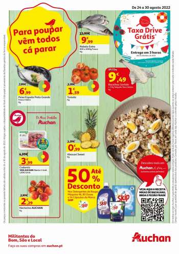 Folheto Auchan - 24.8.2022 - 30.8.2022.