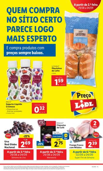Folheto Lidl - 29.8.2022 - 4.9.2022.