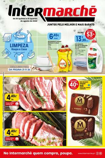 Folheto Intermarché - 25.8.2022 - 31.8.2022.