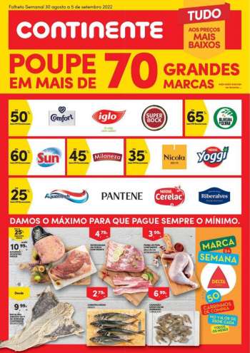 Folheto Continente Bom Dia - 30.8.2022 - 5.9.2022.