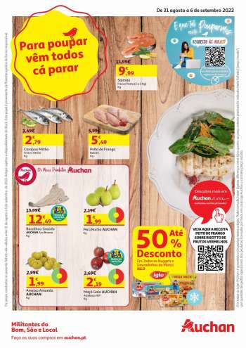 Folheto Auchan - 31.8.2022 - 6.9.2022.