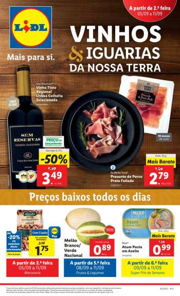 Folheto Lidl - 5.9.2022 - 11.9.2022.