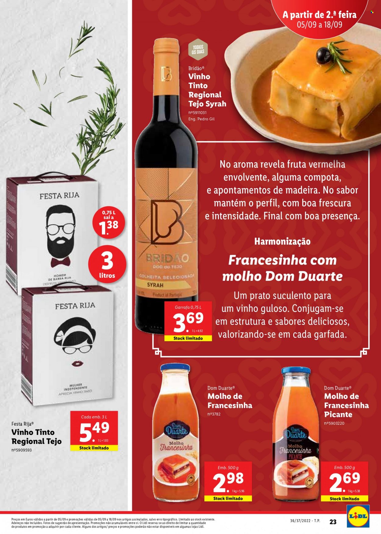 Folheto Lidl - 5.9.2022 - 18.9.2022. Página 23