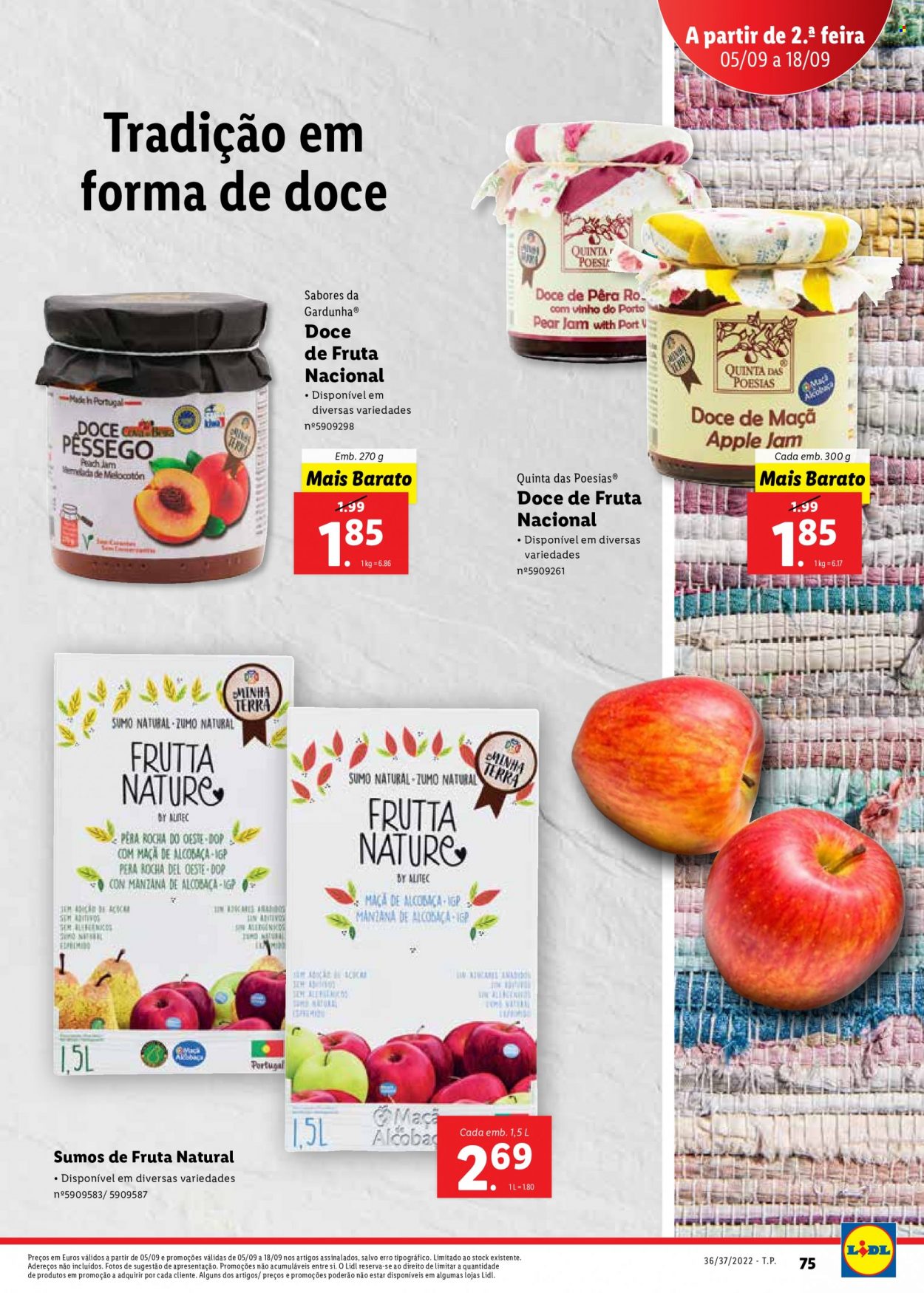 Folheto Lidl - 5.9.2022 - 18.9.2022. Página 75