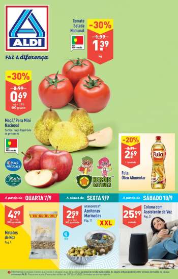 Folheto Aldi - 7.9.2022 - 13.9.2022.
