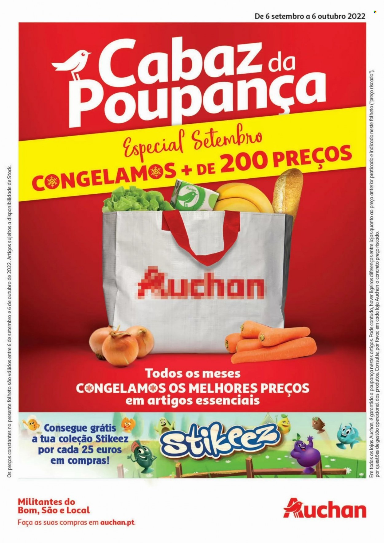 Folheto Auchan - 6.9.2022 - 6.10.2022. Página 1