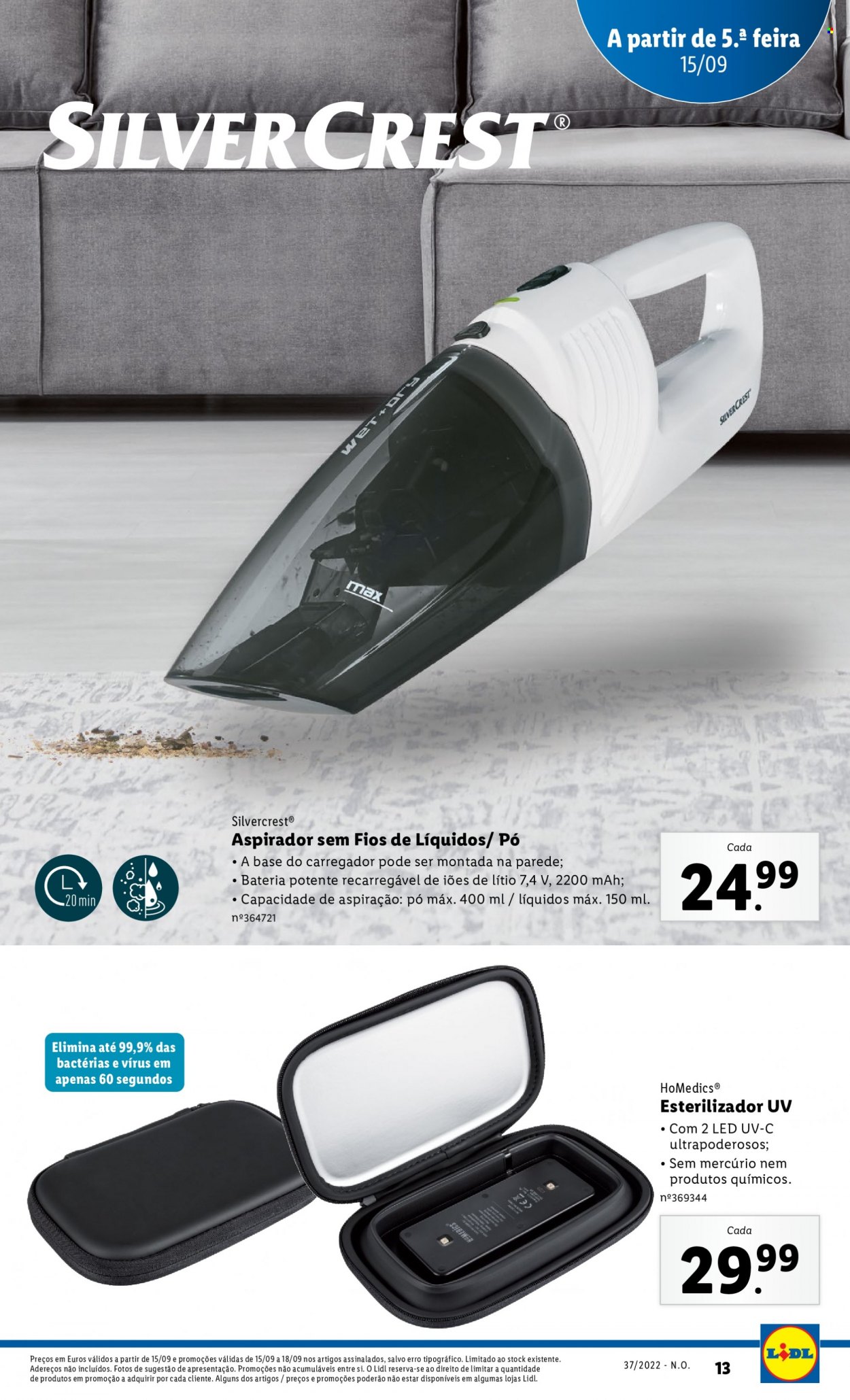 Folheto Lidl - 12.9.2022 - 18.9.2022. Página 13