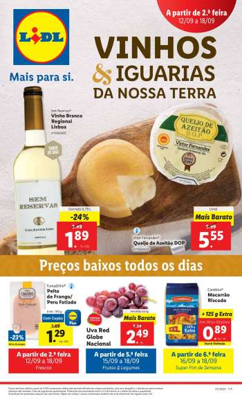 Folheto Lidl - 12.9.2022 - 18.9.2022.